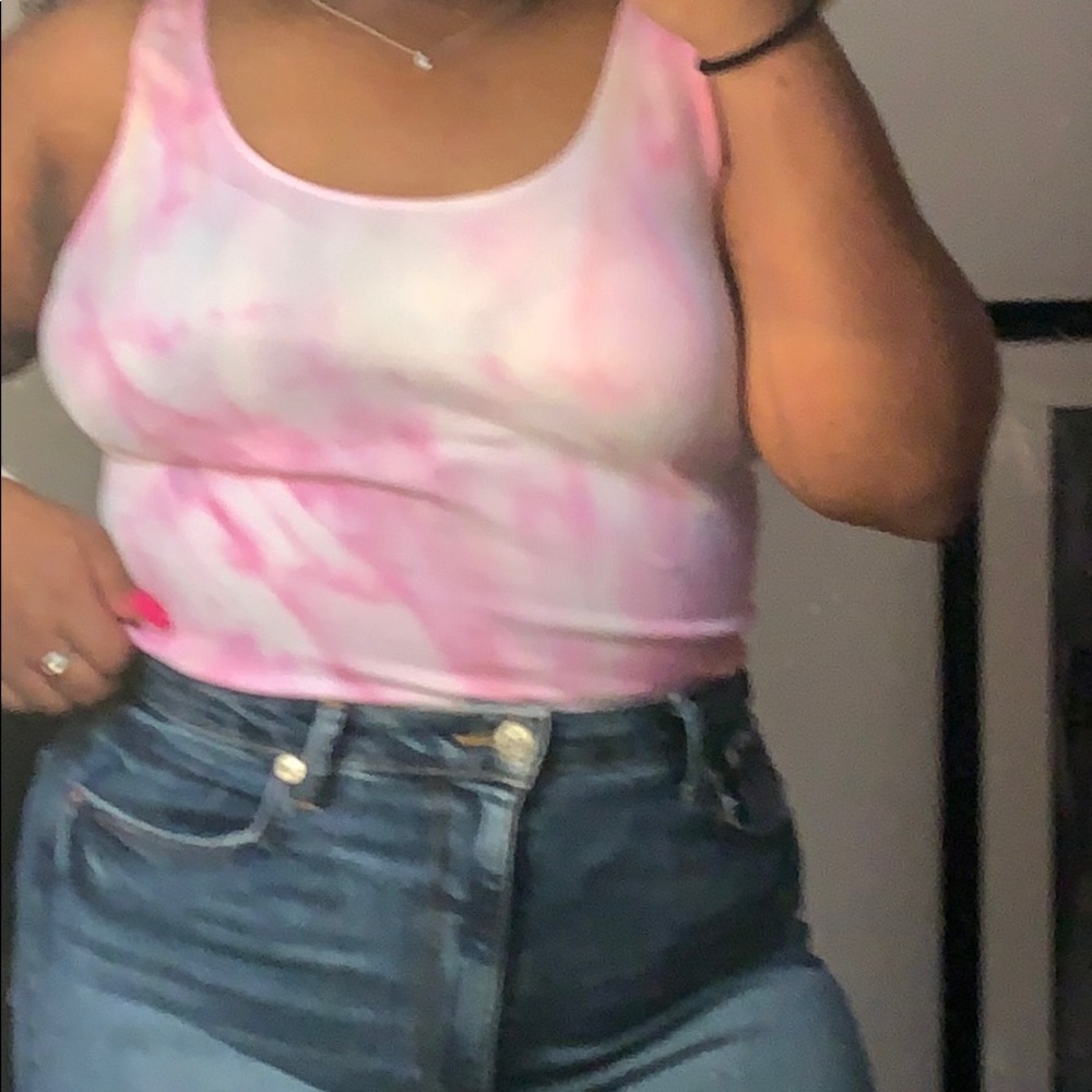 Pink Tie Dye bodysuit